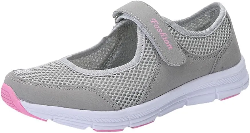 Women's Fashion Sneaker Mesh Slip On Black Non Slip Shoes for Women Comfortable Casual Womens Shoes Women's Leopard Loafers Cheap Sneakers for Women