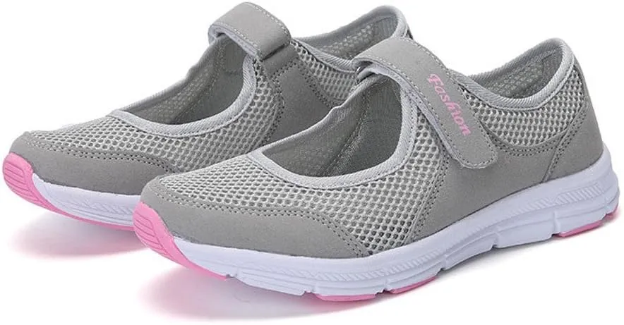 Women's Fashion Sneaker Mesh Slip On Black Non Slip Shoes for Women Comfortable Casual Womens Shoes Women's Leopard Loafers Cheap Sneakers for Women