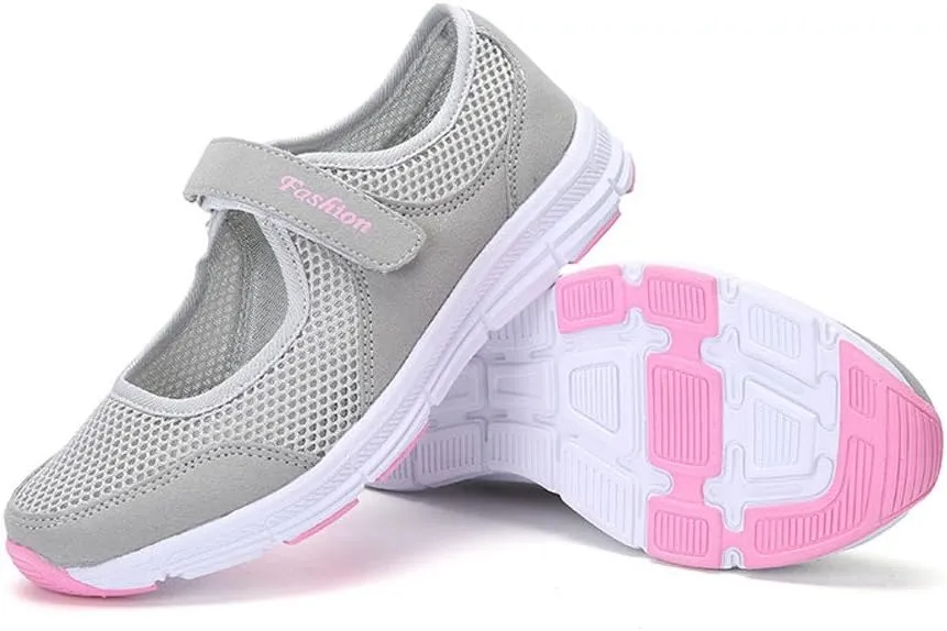 Women's Fashion Sneaker Mesh Slip On Black Non Slip Shoes for Women Comfortable Casual Womens Shoes Women's Leopard Loafers Cheap Sneakers for Women