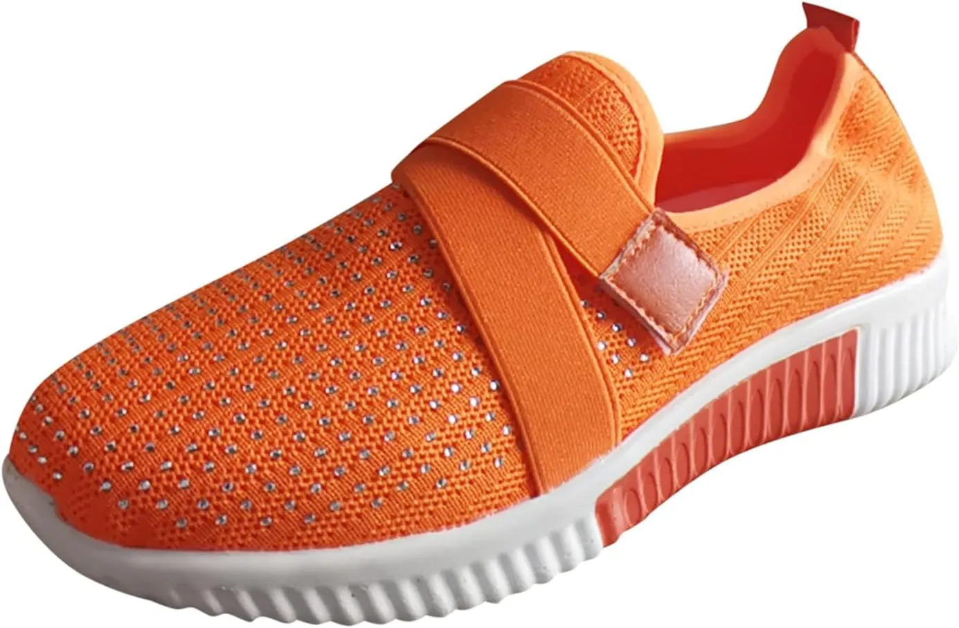 Women's Fashion Sneaker Mesh Slip On Black Non Slip Shoes for Women Comfortable Women Walking Shoes Loafers for Women 2024 High Top Sneakers for Men