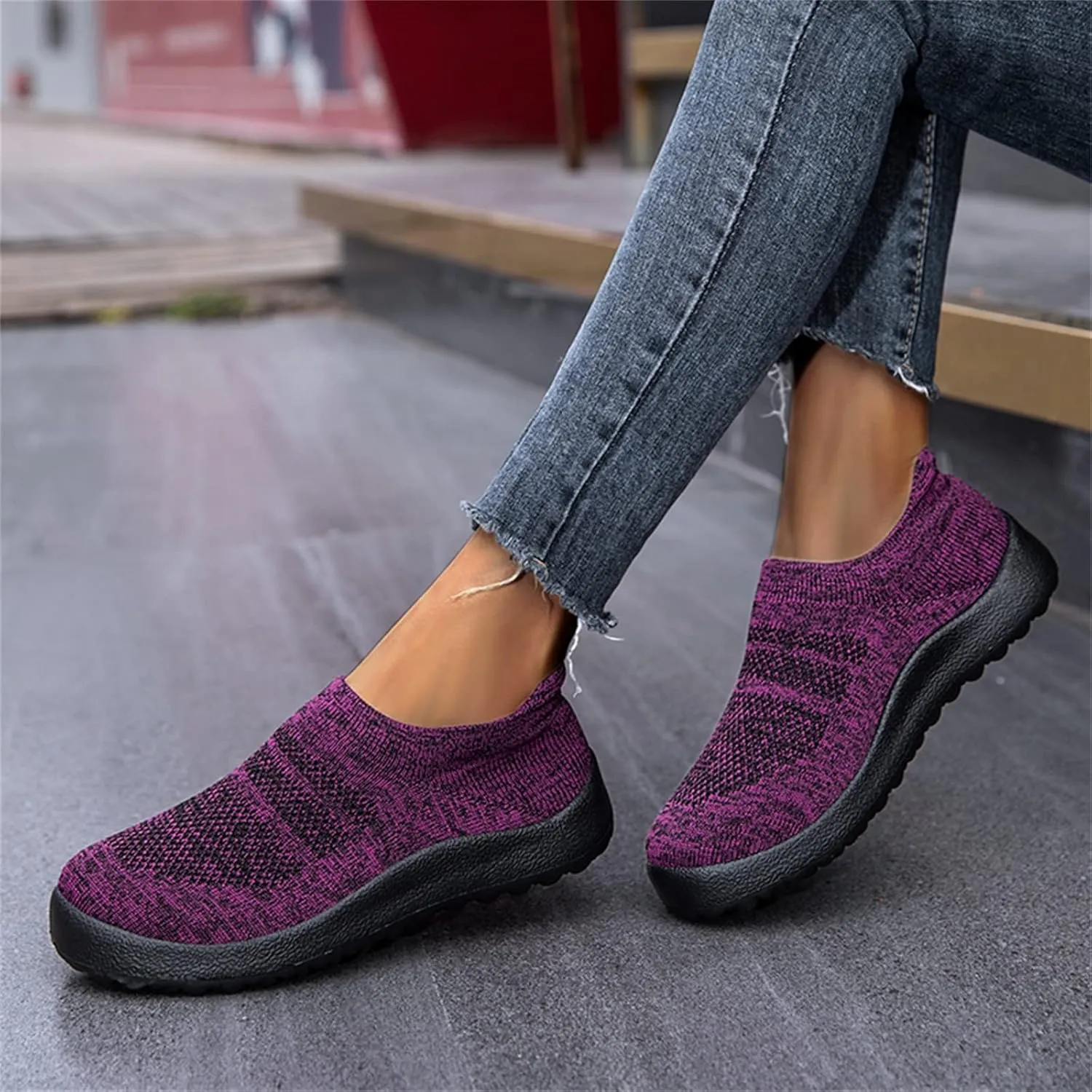 Women's Fashion Sneaker Non Slip Breathable Lightweight Comfortable Lace Up Black Running Shoes Loafers with Arch Support for Women White Leather Sneakers