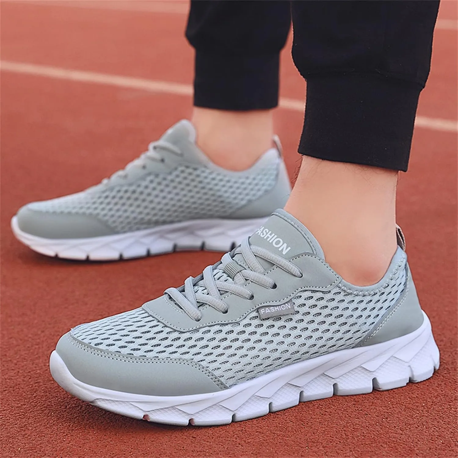 Women's Fashion Sneaker Non Slip Lace Up Comfort Women's Work or Walking Sneakers Casual Shoes for Women Trendy Comfort Loafers for Women White Sneakers Men
