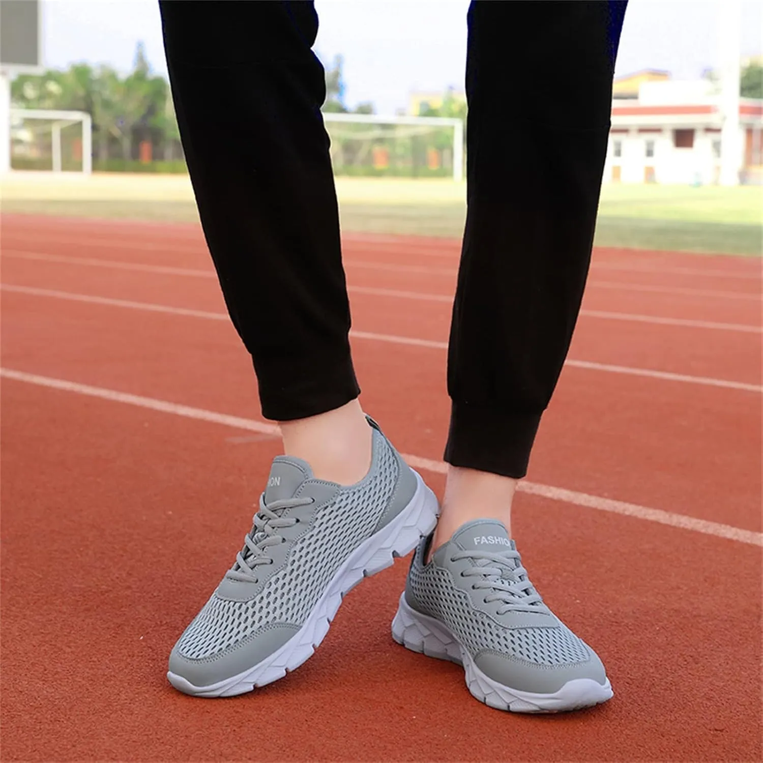 Women's Fashion Sneaker Non Slip Lace Up Comfort Women's Work or Walking Sneakers Casual Shoes for Women Trendy Comfort Loafers for Women White Sneakers Men