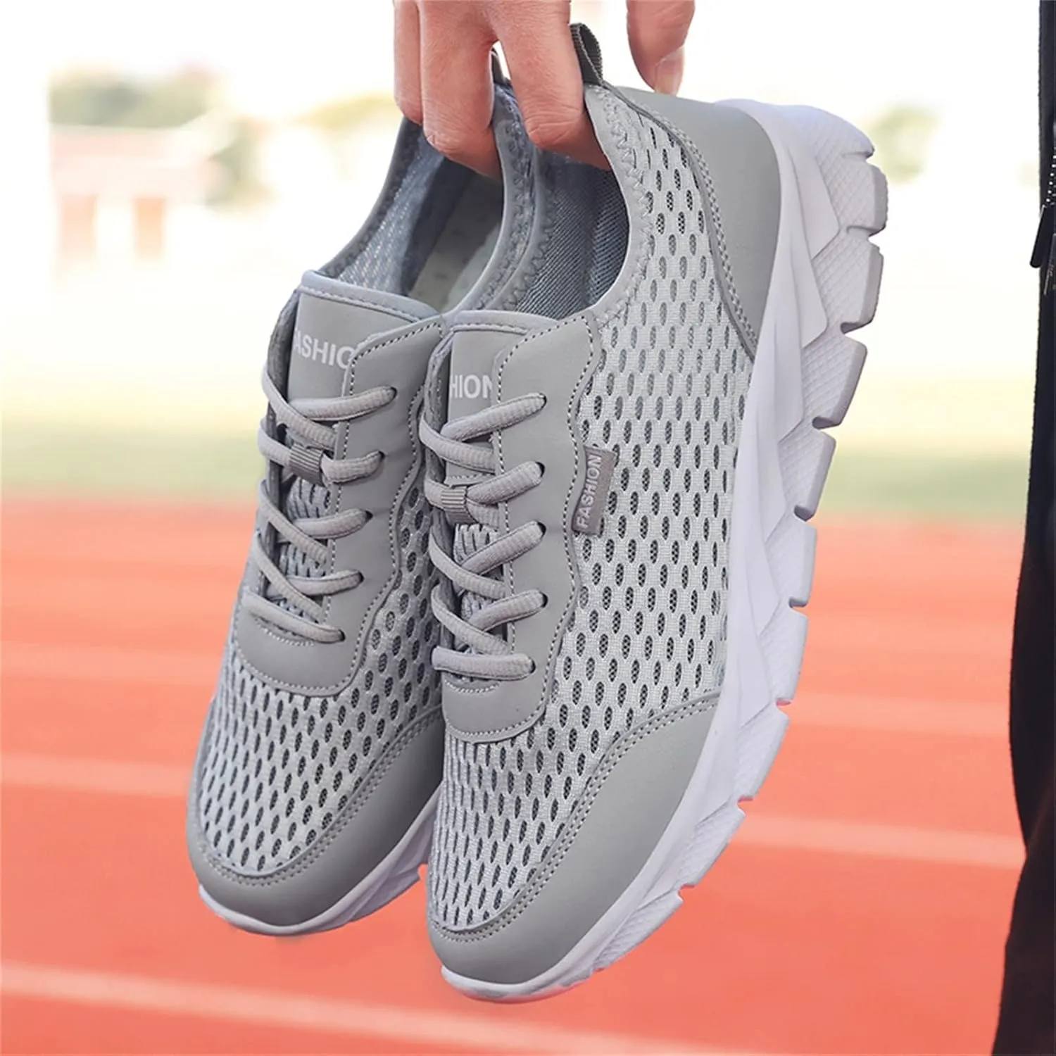 Women's Fashion Sneaker Non Slip Lace Up Comfort Women's Work or Walking Sneakers Casual Shoes for Women Trendy Comfort Loafers for Women White Sneakers Men