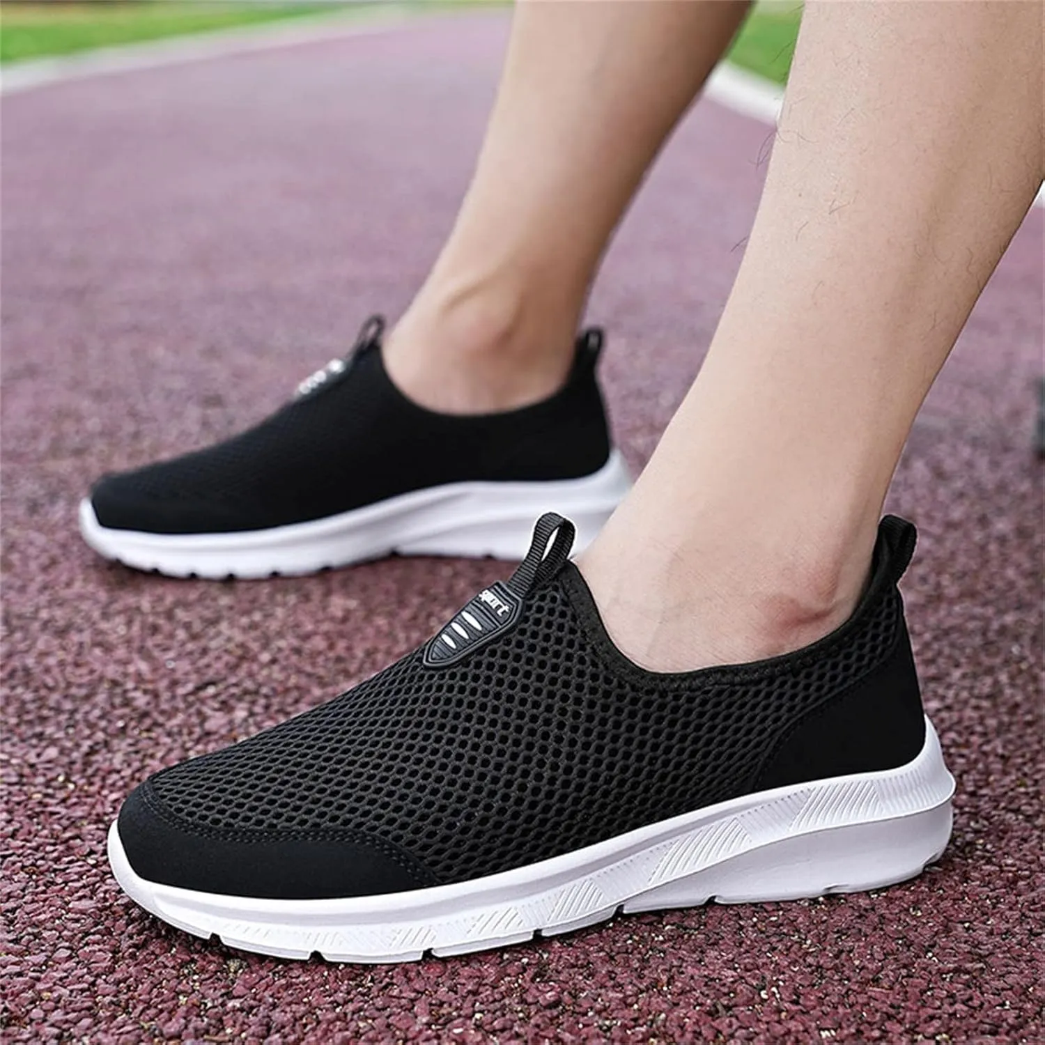 Women's Fashion Sneaker Non Slip Lace Up Comfort Women's Work or Walking Sneakers Running Shoes Womens White Loafers Womens Leather Sneakers