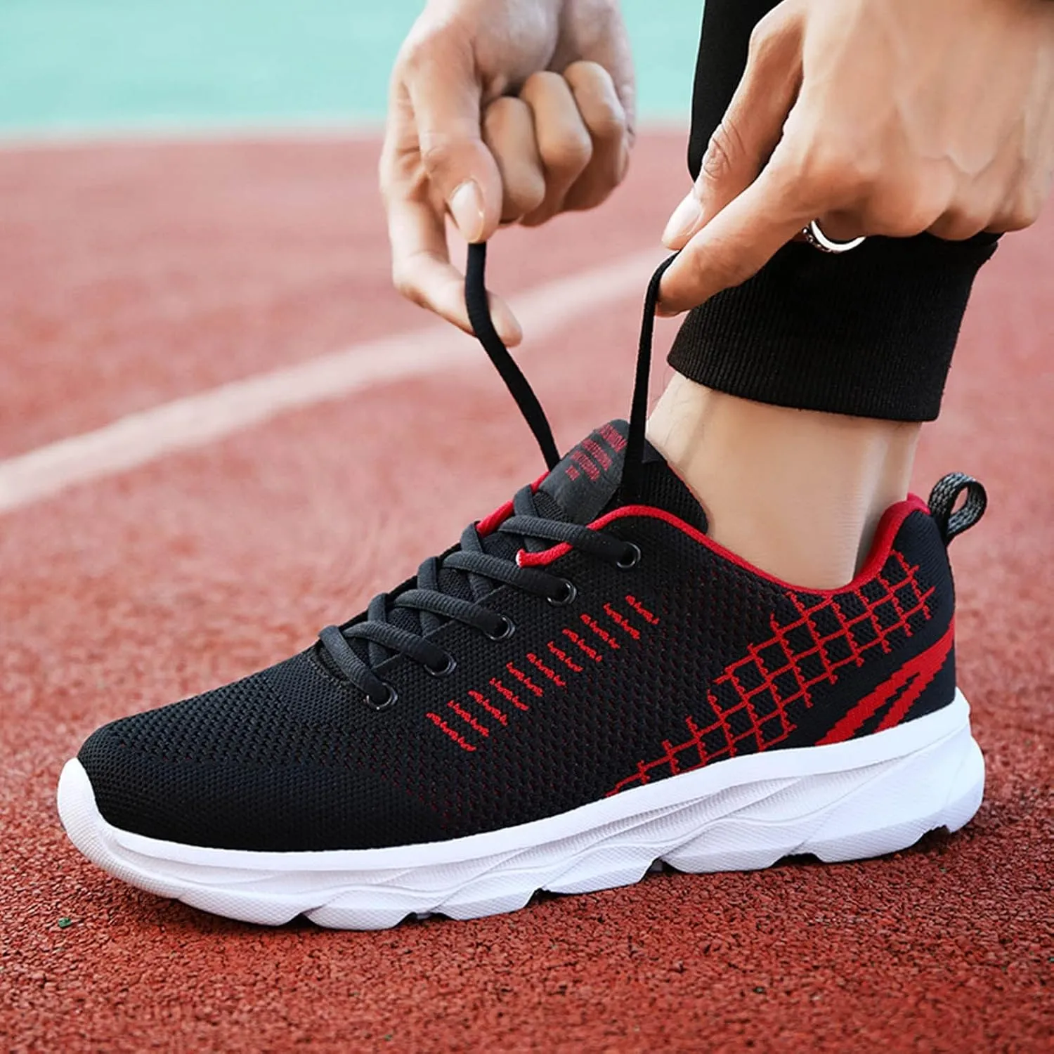 Women's Fashion Sneaker Non Slip Lace Up Comfort Women's Work or Walking Sneakers Women Business Casual Shoes Black Women Loafers Leather Sneakers for Men