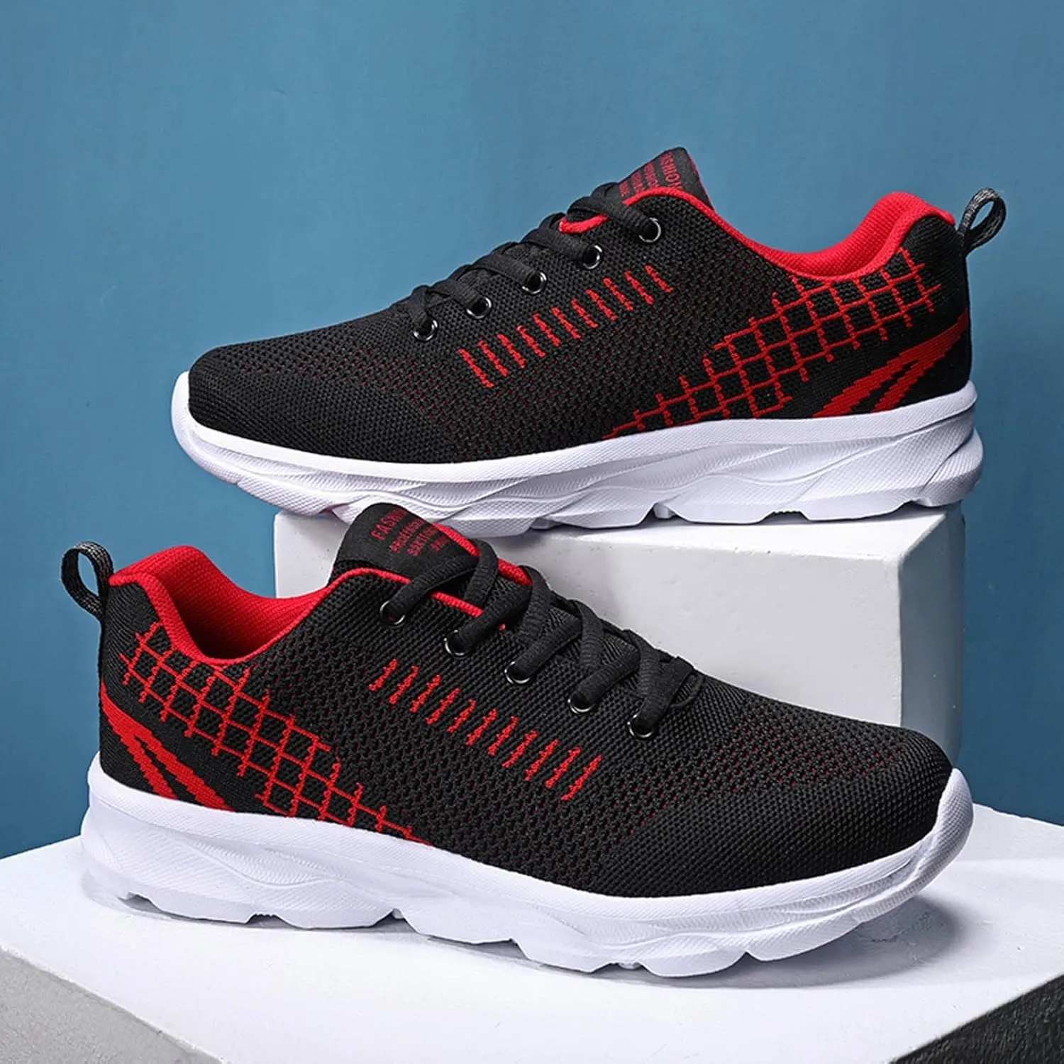 Women's Fashion Sneaker Non Slip Lace Up Comfort Women's Work or Walking Sneakers Women Business Casual Shoes Black Women Loafers Leather Sneakers for Men