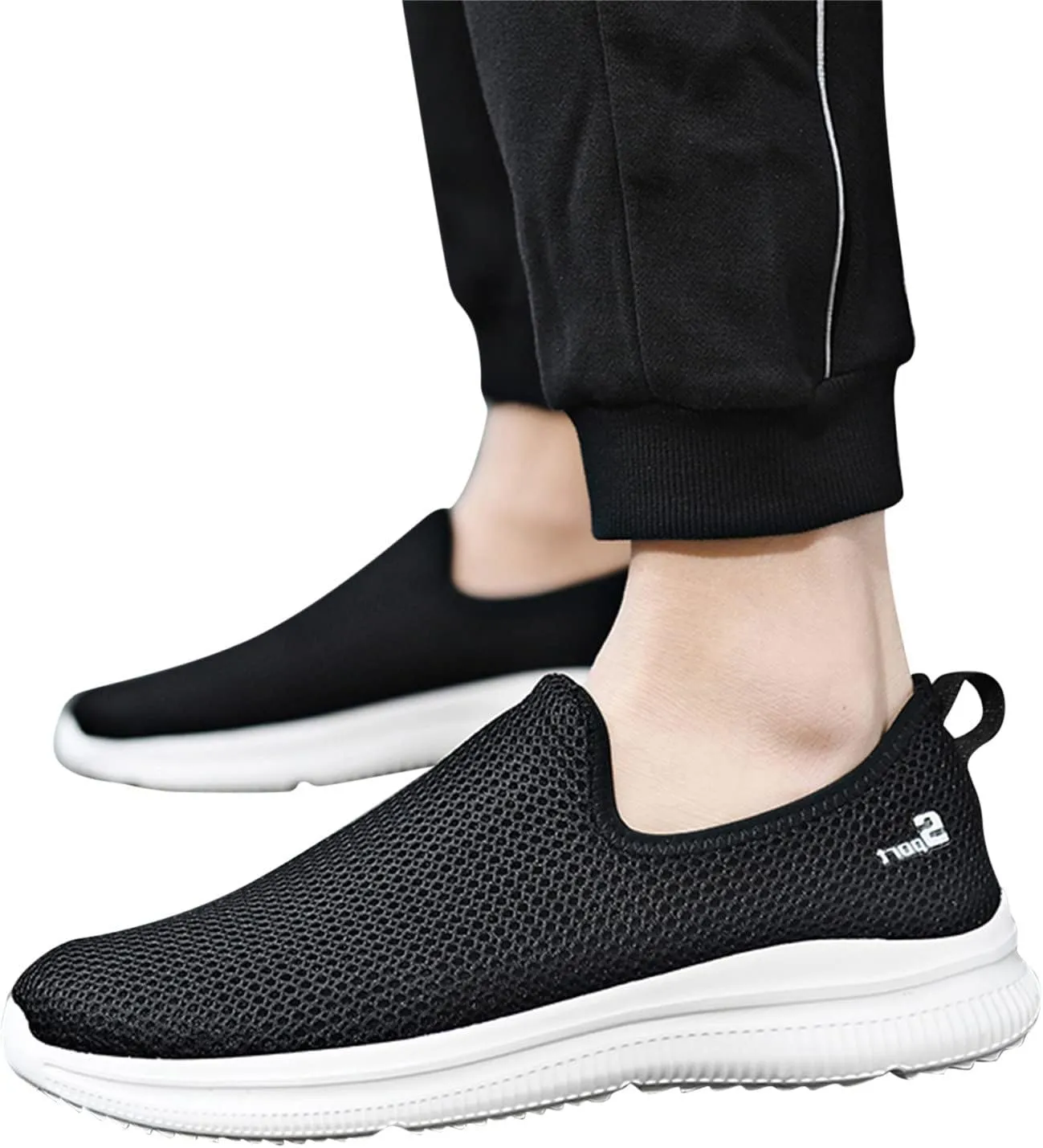 Women's Fashion Sneaker Non Slip Work Wide Comfortable Slip Resistant Work Shoes Men's Walking Shoes Winter Loafers for Women All Black Sneakers for Men
