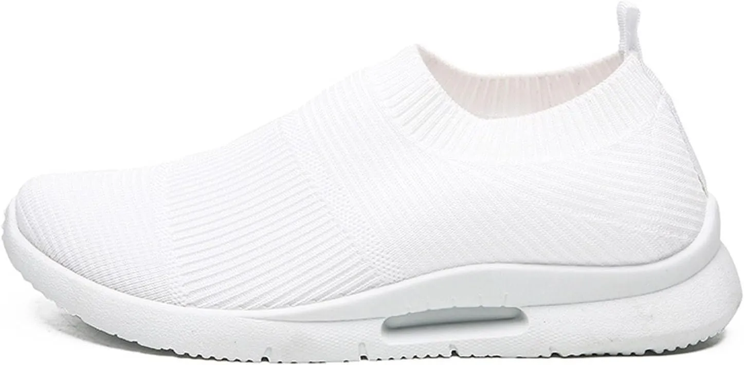 Women's Fashion Sneaker Non Slip Work Wide Comfortable Slip Resistant Work Shoes Walking Shoes Office Loafers for Women Mens Basketball Sneakers