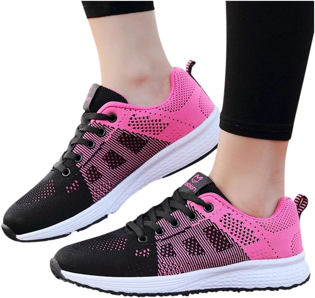 Women's Fashion Sneaker Non Slip Work Wide Comfortable Slip Resistant Work Shoes Walking Shoes Office Loafers for Women Mens Basketball Sneakers