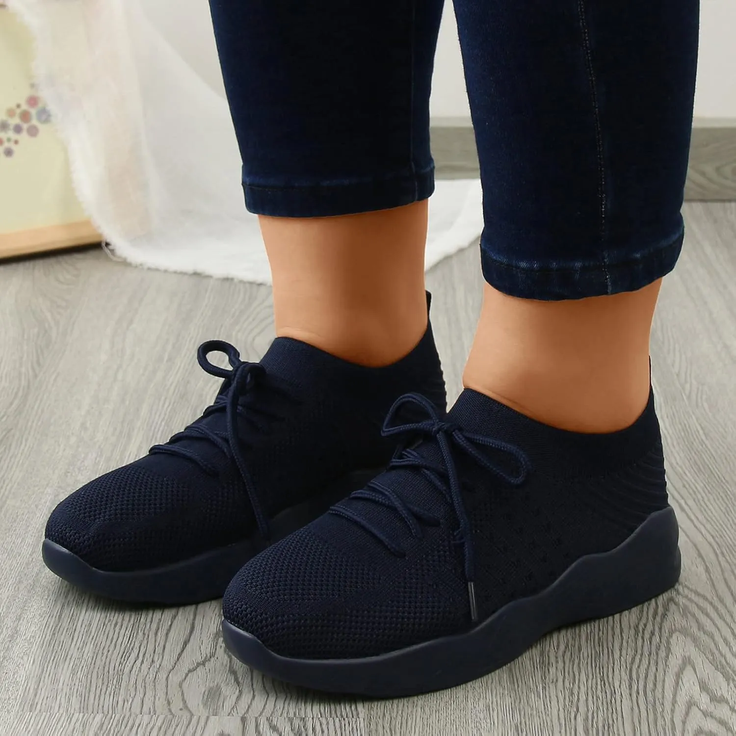 Women's Fashion Sneaker Non Slip Work Wide Comfortable Slip Resistant Work Shoes Womens Shoes Casual Dressy Slip On Loafer Bling Sneakers for Women