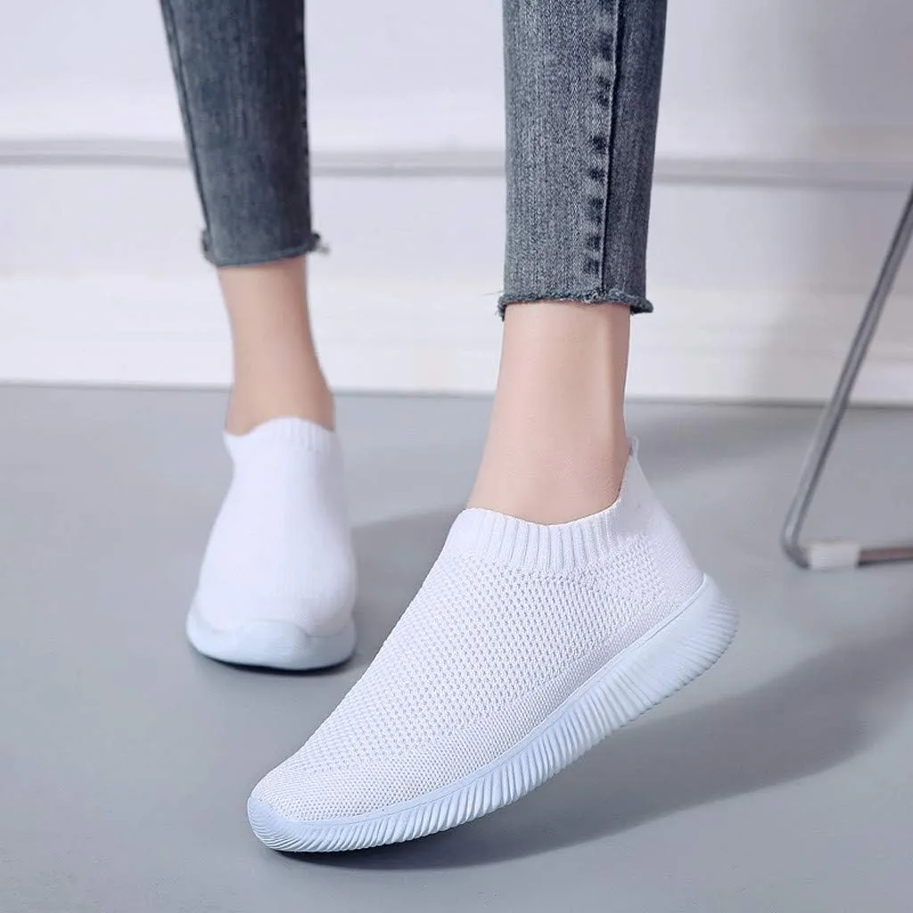 Women's Fashion Sneakers Lace Up Breathable Casual Waking Shoes Tennis Shoes Men Woman Loafers Shoes Slip On White Chunky Sneakers for Women