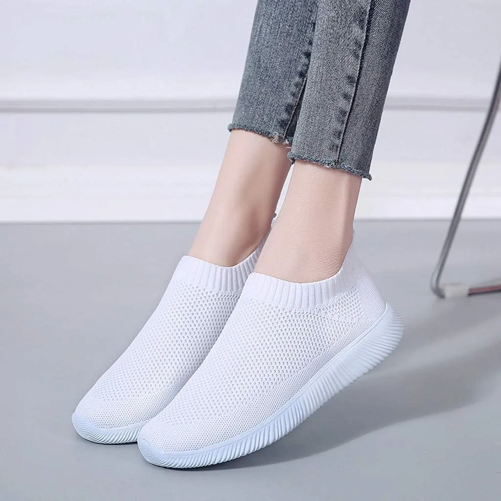 Women's Fashion Sneakers Lace Up Breathable Casual Waking Shoes Tennis Shoes Men Woman Loafers Shoes Slip On White Chunky Sneakers for Women