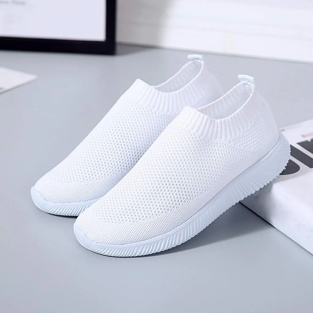 Women's Fashion Sneakers Lace Up Breathable Casual Waking Shoes Tennis Shoes Men Woman Loafers Shoes Slip On White Chunky Sneakers for Women