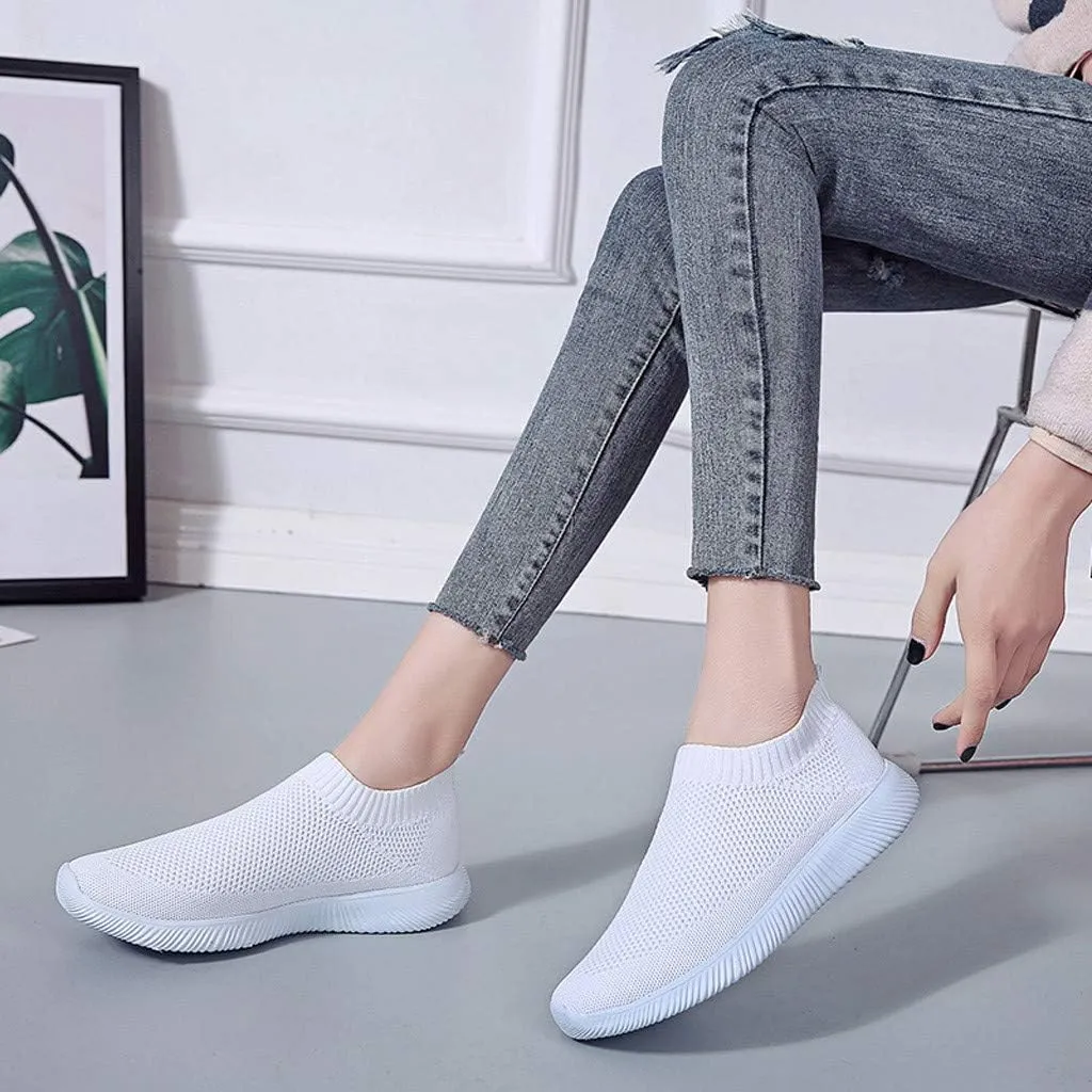 Women's Fashion Sneakers Lace Up Breathable Casual Waking Shoes Tennis Shoes Men Woman Loafers Shoes Slip On White Chunky Sneakers for Women