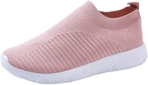 Womens Ladies Walking Running Shoes Slip On Lightweight Running Shoe for Men Winter Brown Casual Chunky Sneakers White Tennis Shoe Cross Trainer Shoe Sneaker