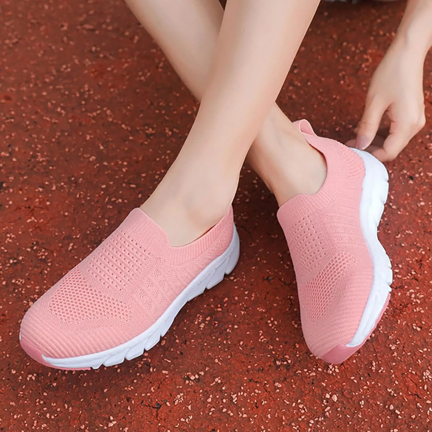 Women's Lightweight Slip On Walking Running Shoes Running Shoes for Women Casual Shoes Dressy Casual Women's Fashion Sneakers Steel Toe Tennis Shoe Loafers Casual Slip On