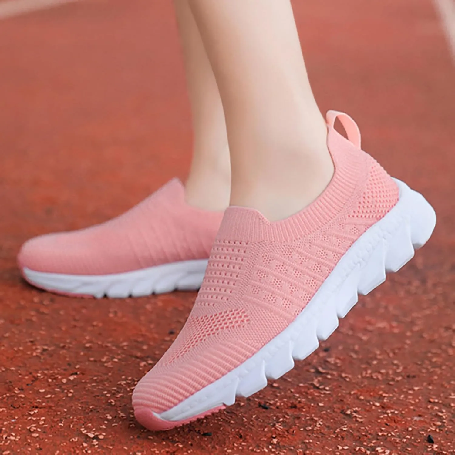 Women's Lightweight Slip On Walking Running Shoes Running Shoes for Women Casual Shoes Dressy Casual Women's Fashion Sneakers Steel Toe Tennis Shoe Loafers Casual Slip On