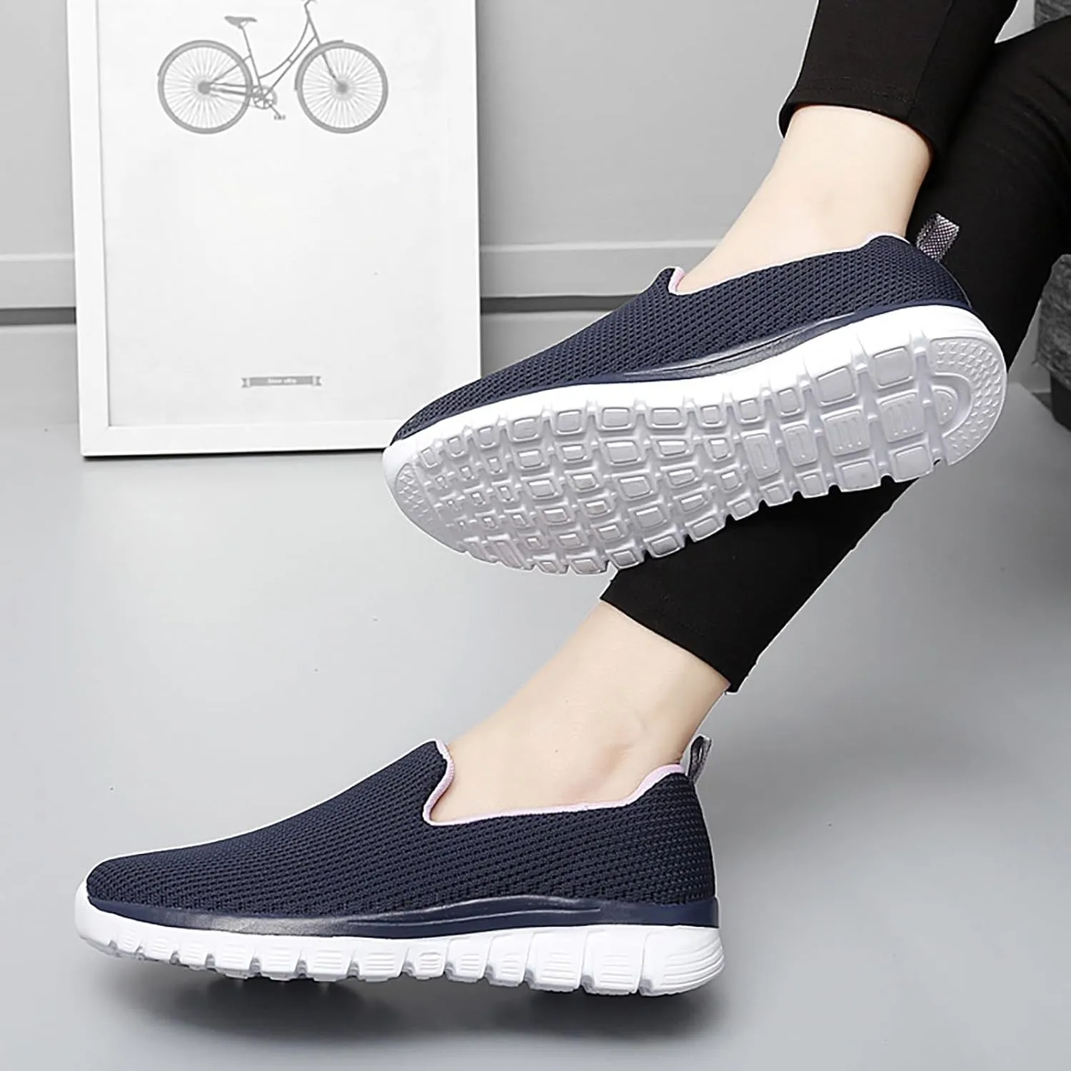 Womens Platform Sneakers Zapatos De Mujer De Vestir Comodos Plataforma Womens Casual Shoes Size 11 1/2 Trail Running Shoes Women Plantar Fasciitis Zapatos De Vestir Suaves Y CóModos para Mujer Tenis