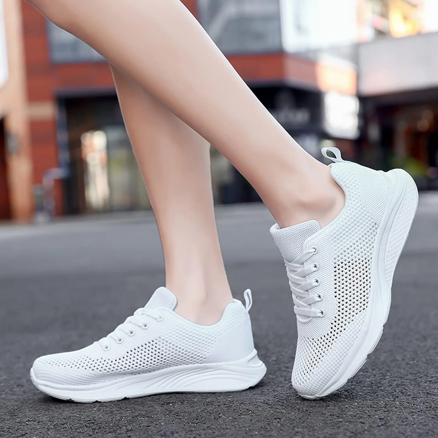 Women's Rhinestone Mesh Slip On Walking Shoes Fashion Breathable Mens Tennis Shoes Gym Casual Dress Shoes Women Shoes Sneakers Red Tennis Shoe Trainers Shoe