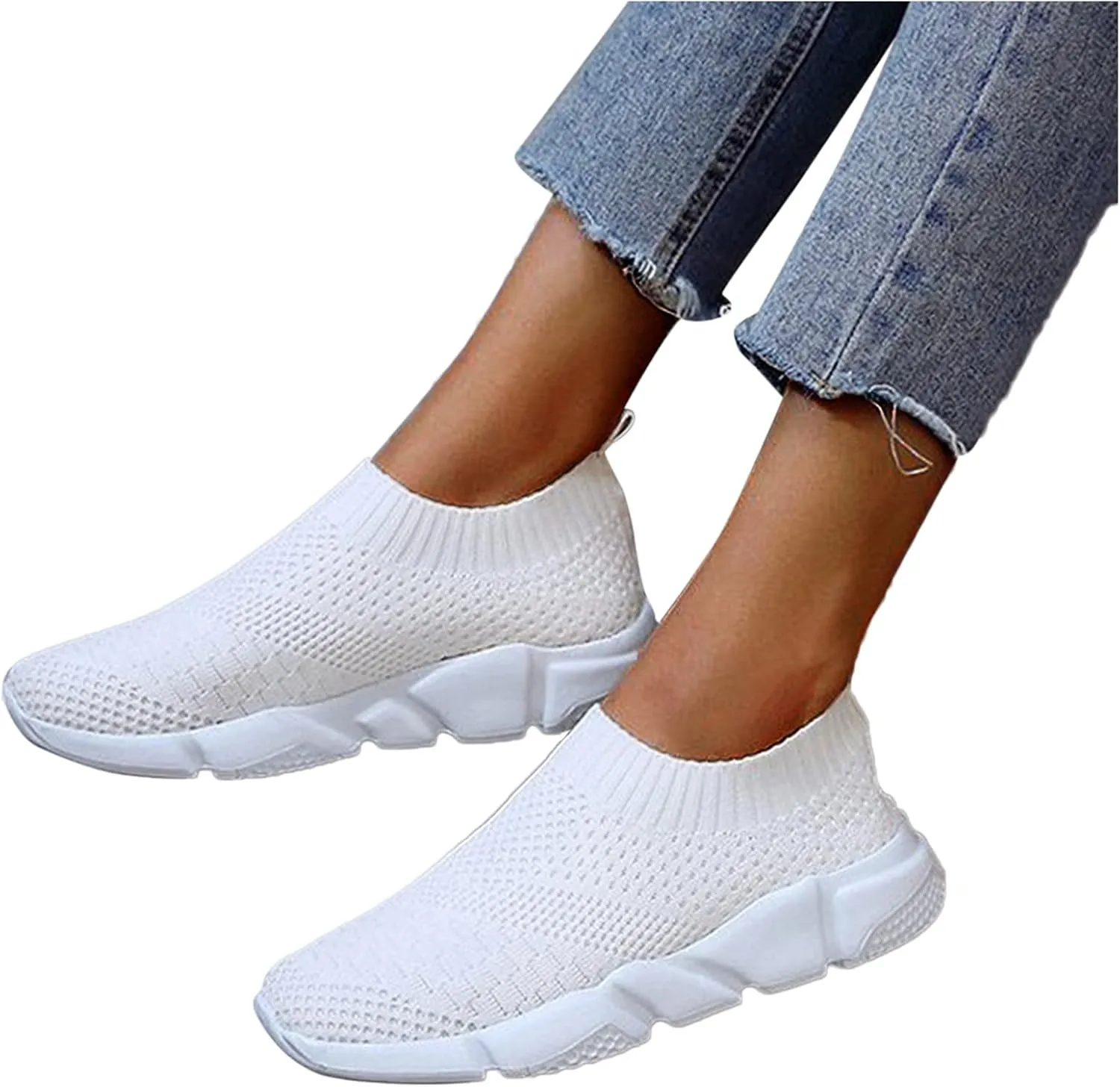 Womens Shoes 7.5 Wide Width Sneakers Slip On Sneakers Women Arch Support Wide Shoes for Women Sneakers Womens Light Weight Walking Sneakers Size 10 Wide Zapatos Das OrtopéDicos para Mujeres