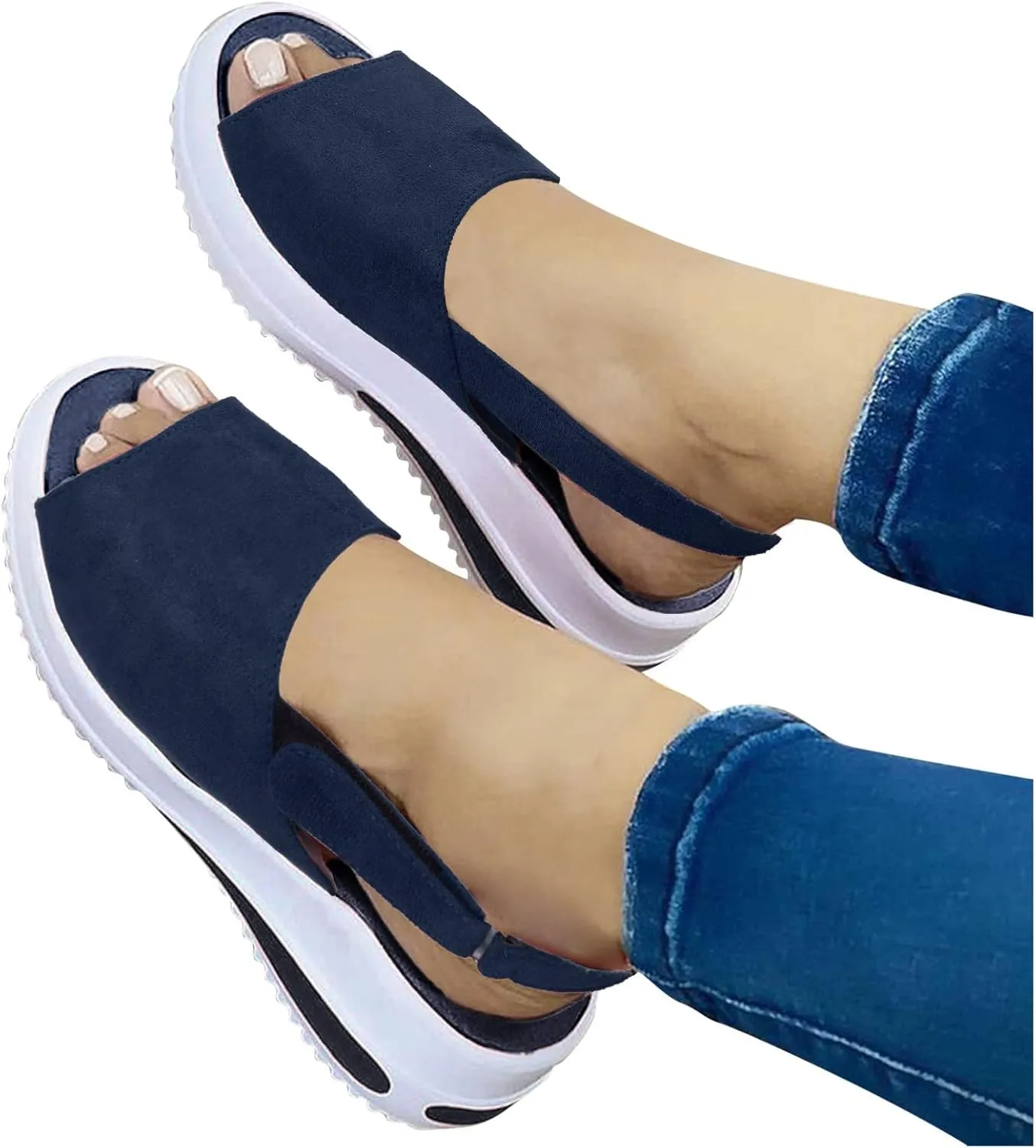 Womens Shoes Sneakers Wide Arch Support Tenis Antideslizante para Mujer Sin Agujetas Black Shoes Women Wide Heel Womens Black Sneakers Size 9 Retro Casual Slip On Shoes for Women 2023