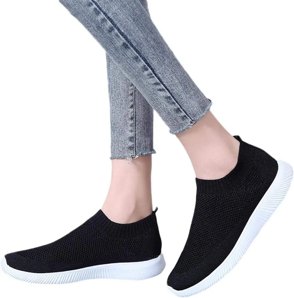 Womens Slip On Walking Shoes Non Slip Running Shoes Mens Running Shoes Walking Men's Casual Dress Shoes Walking Sneakers Slip On Tennis Shoe Casual Loafers
