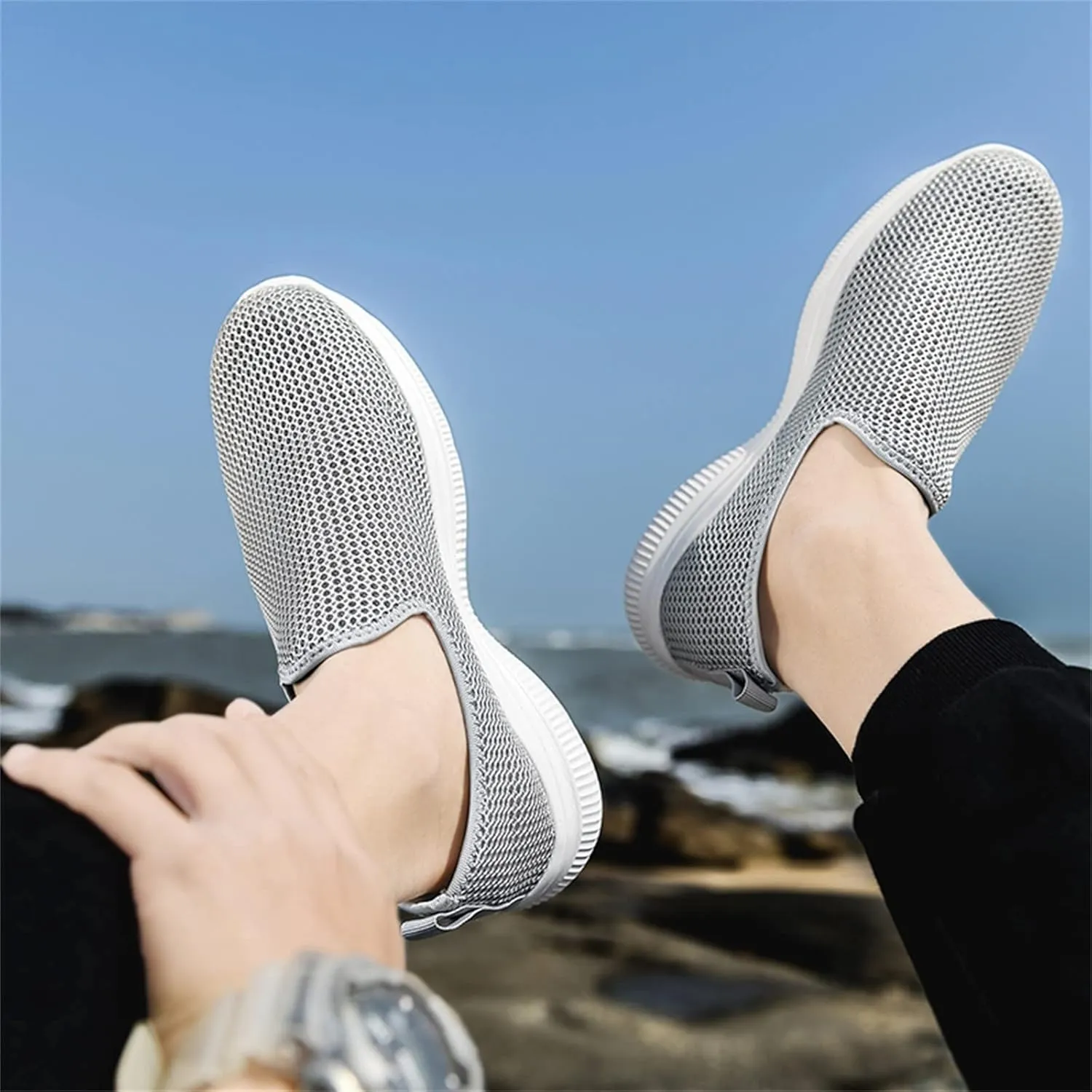 Women's Slip On Walking Shoes Running Comfortable Mens Casual Shoes Cute Men Casual Shoes Slip On Sneakers Waterproof Tennis Shoe Casual Loafers