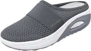 Womens Sneakers 7.5 Wide Width Slip On Shoes for Women with Arch Support Womens Running Sneakers Wide Toe Box Plantar Fasciitis Shoes Women Slip Ons Wide Tenis para Trabajo De Mujer Antideslizante