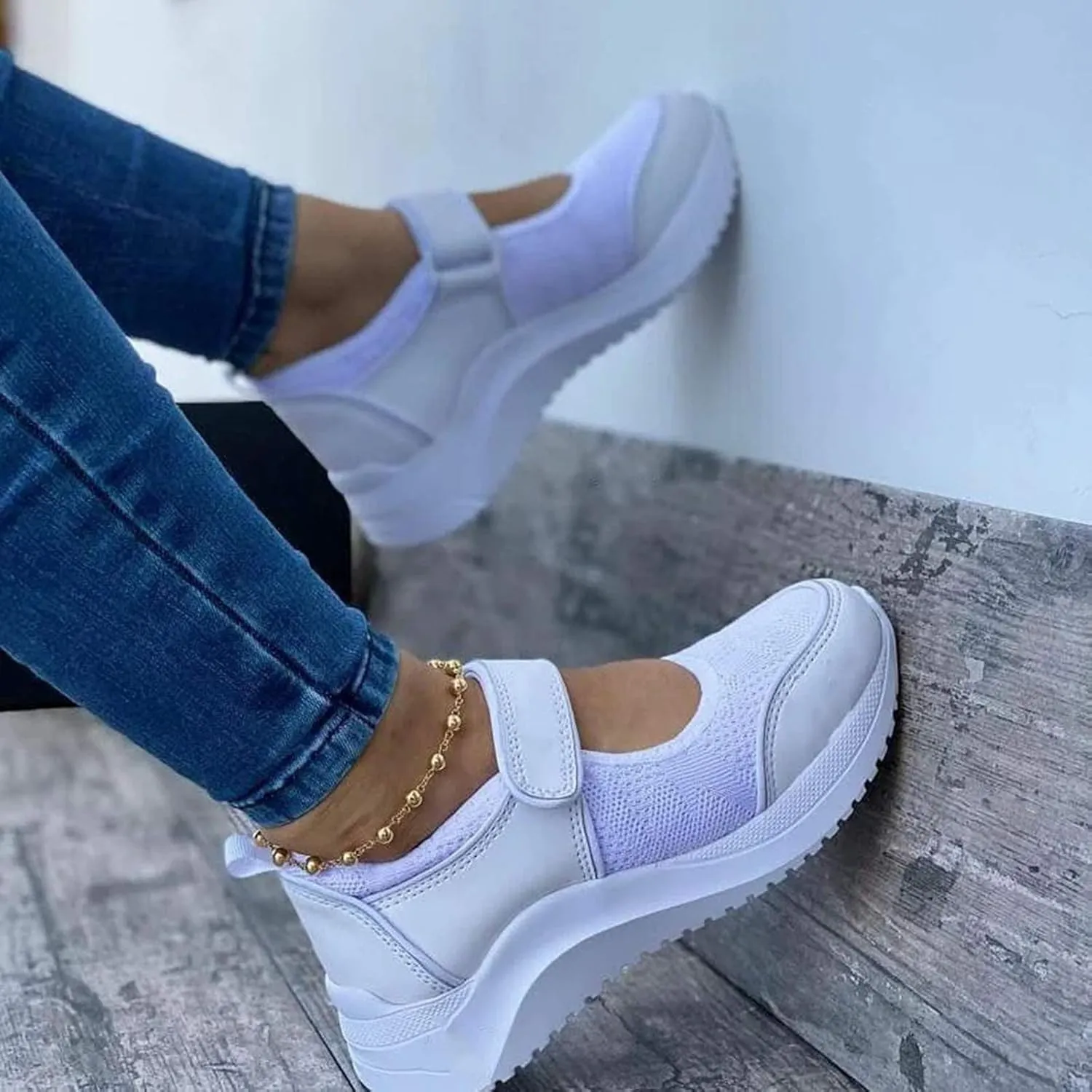 Women's Sneakers Size 9.5 Wide Tenis para Mujer De Trabajo Antideslizantes Womens Slip On Sneakers 8.5 Wide White Orthopedic Plantar Fasciitis Shoes Women Black Flats Womens Black Sneakers Wide 8.5