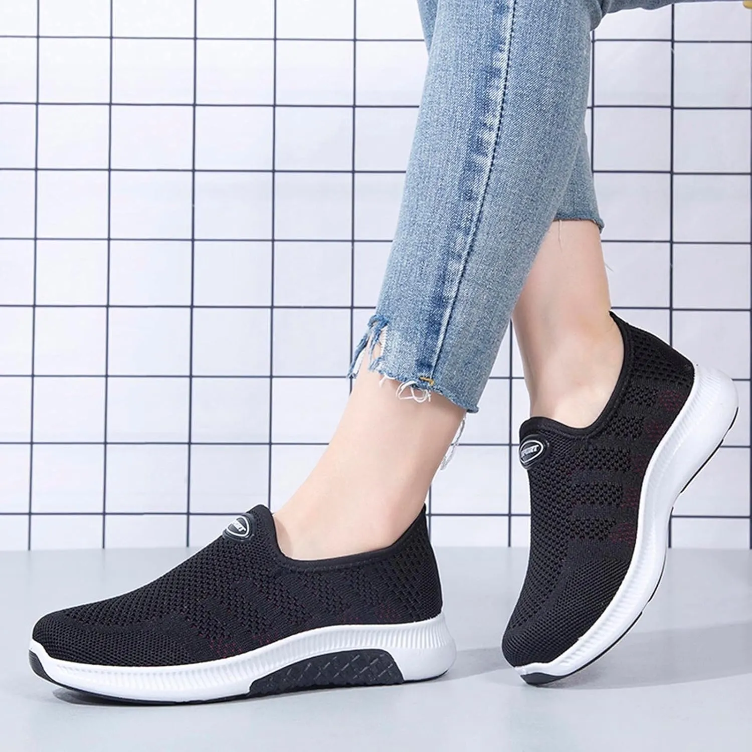 Women's Sneakers with Arch Support Wide Zapatos Negros para Mujer De Tacones Con Plataforma Black Shoes Women Casual Dressy Women Sneakers Black Casual Zapatos De Tacones para Mujer Elegantes Negros