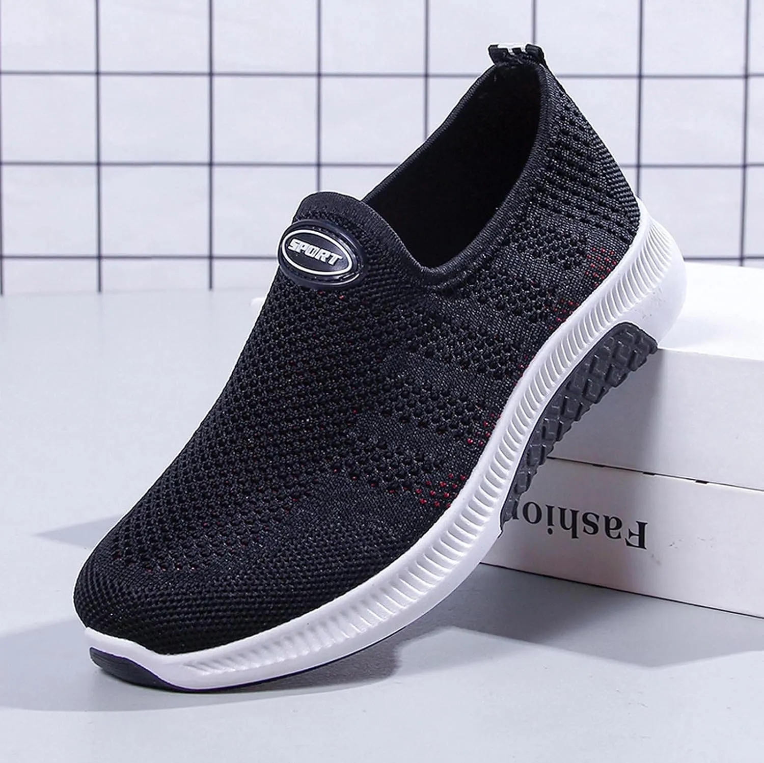 Women's Sneakers with Arch Support Wide Zapatos Negros para Mujer De Tacones Con Plataforma Black Shoes Women Casual Dressy Women Sneakers Black Casual Zapatos De Tacones para Mujer Elegantes Negros