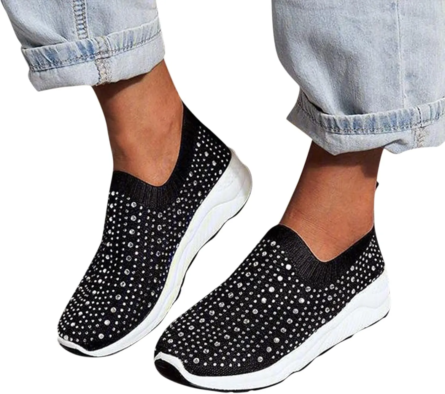 Womens Tennis Shoes Size 6.5 Wide Womens Running Shoes Size 9 Wide Womens Black Shoes Dressy Casual Comfortable Womens Black Sneakers Size 10 Wide Zapatos Deportivos para Gym De Mujer