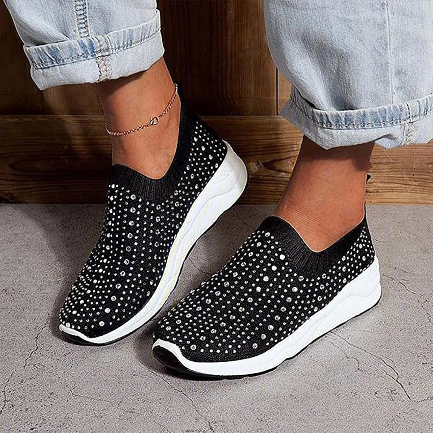 Womens Tennis Shoes Size 6.5 Wide Womens Running Shoes Size 9 Wide Womens Black Shoes Dressy Casual Comfortable Womens Black Sneakers Size 10 Wide Zapatos Deportivos para Gym De Mujer