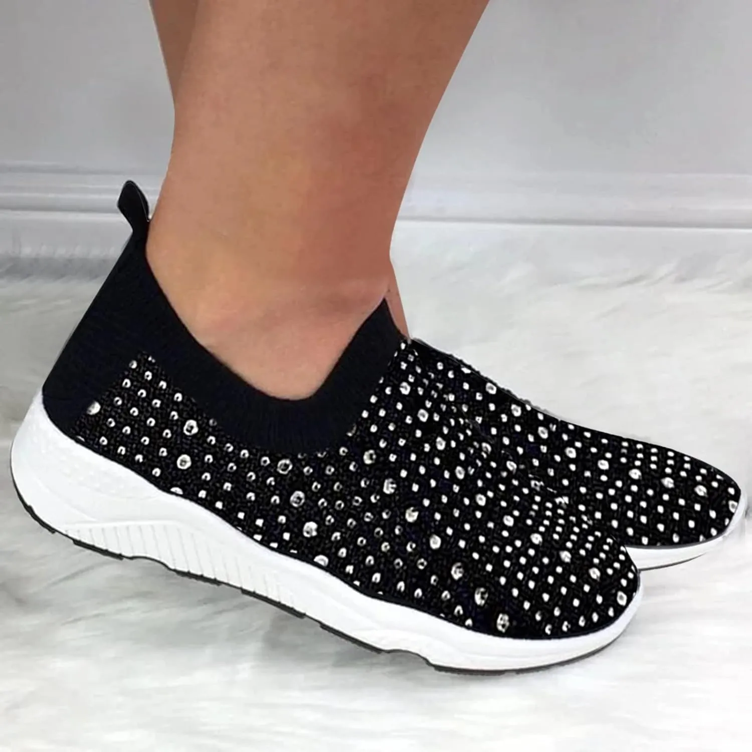 Womens Tennis Shoes Size 6.5 Wide Womens Running Shoes Size 9 Wide Womens Black Shoes Dressy Casual Comfortable Womens Black Sneakers Size 10 Wide Zapatos Deportivos para Gym De Mujer