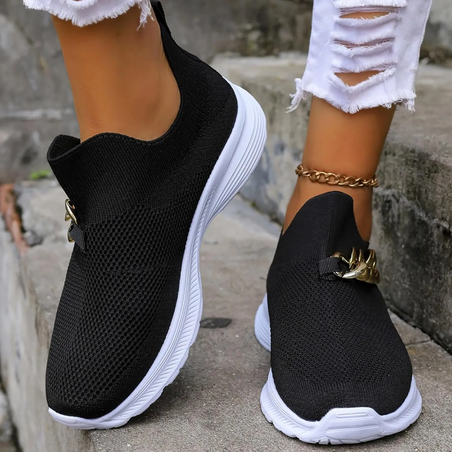 Womens Tennis Shoes Winter Dressy Casual Shoes Casual Sneakers Walking Shoes Ultra Lightweight Breathable Black Tennis Shoe Cross Trainer Shoe