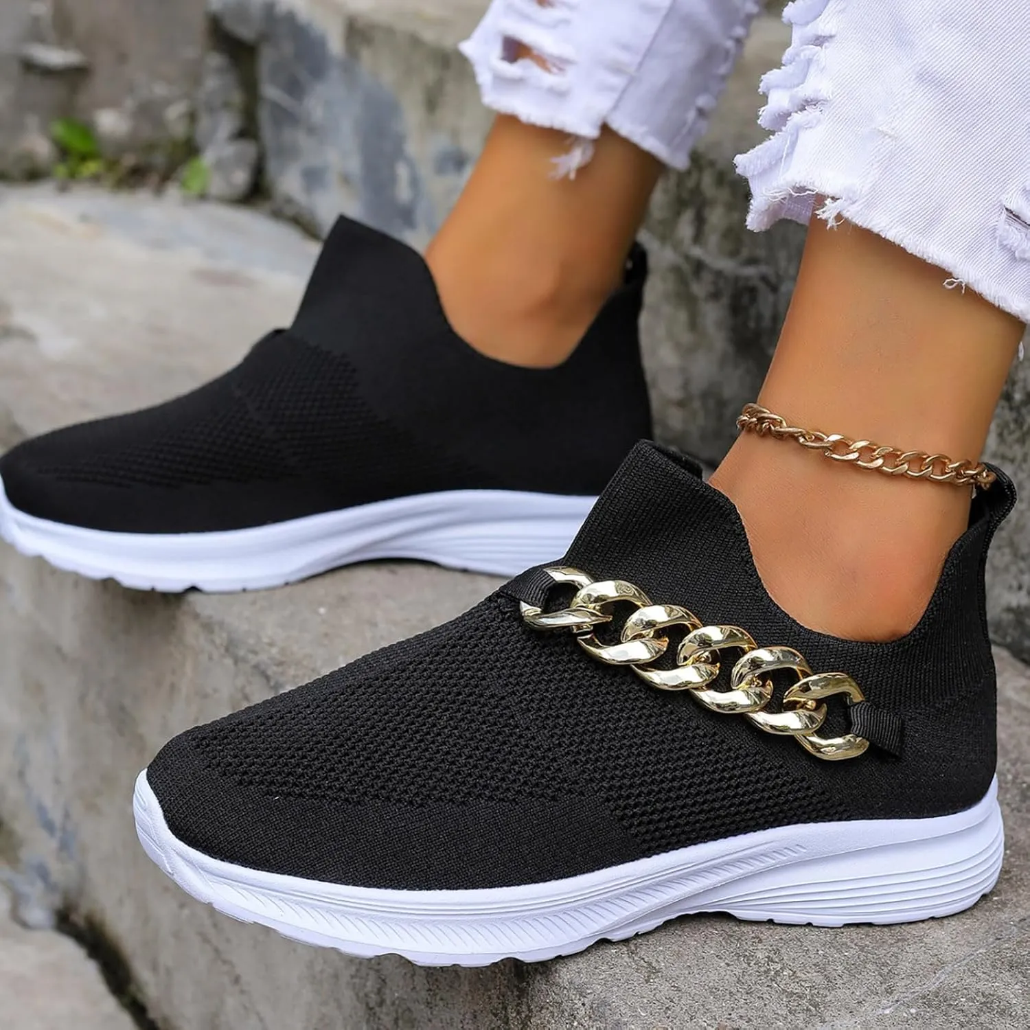 Womens Tennis Shoes Winter Dressy Casual Shoes Casual Sneakers Walking Shoes Ultra Lightweight Breathable Black Tennis Shoe Cross Trainer Shoe