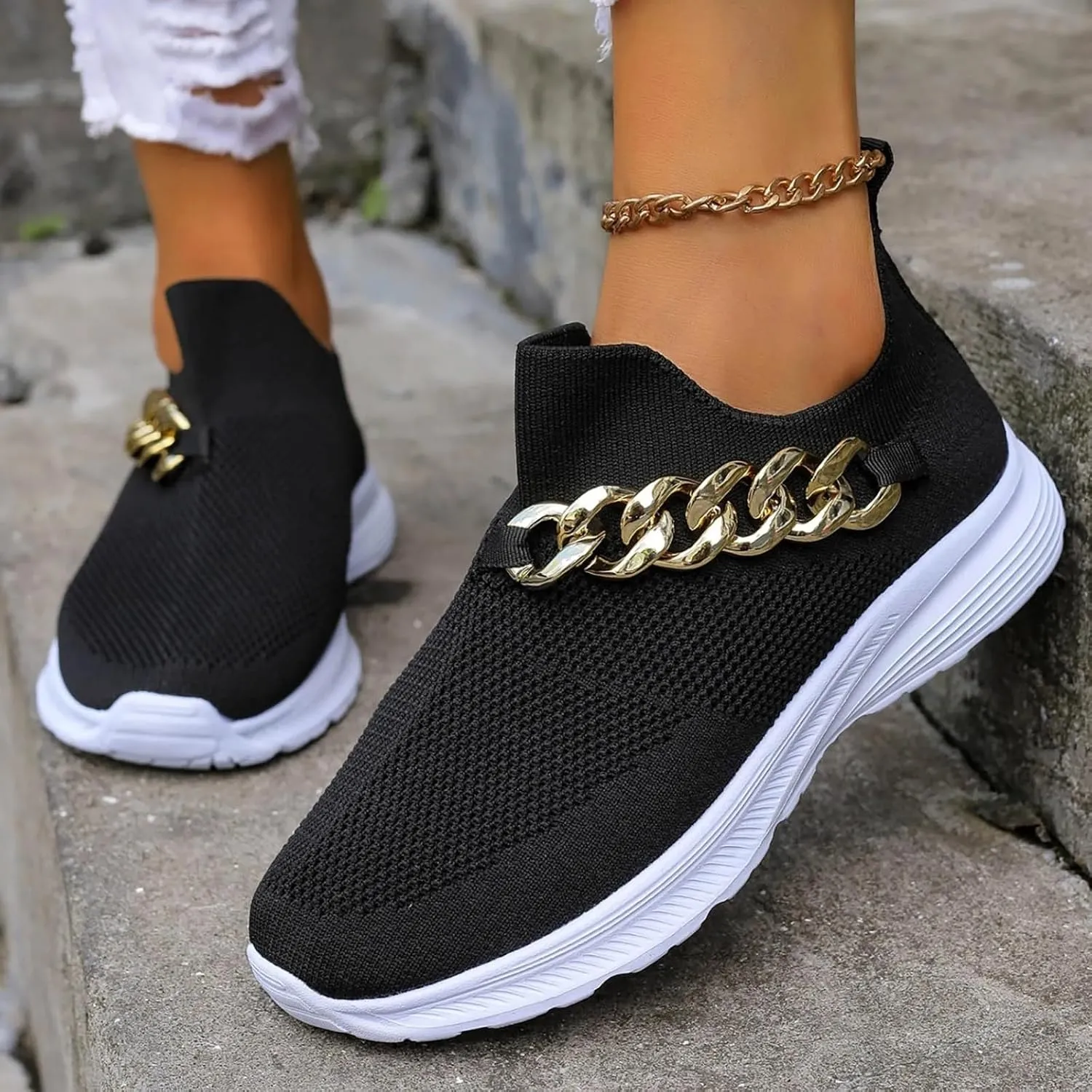 Womens Tennis Shoes Winter Dressy Casual Shoes Casual Sneakers Walking Shoes Ultra Lightweight Breathable Black Tennis Shoe Cross Trainer Shoe