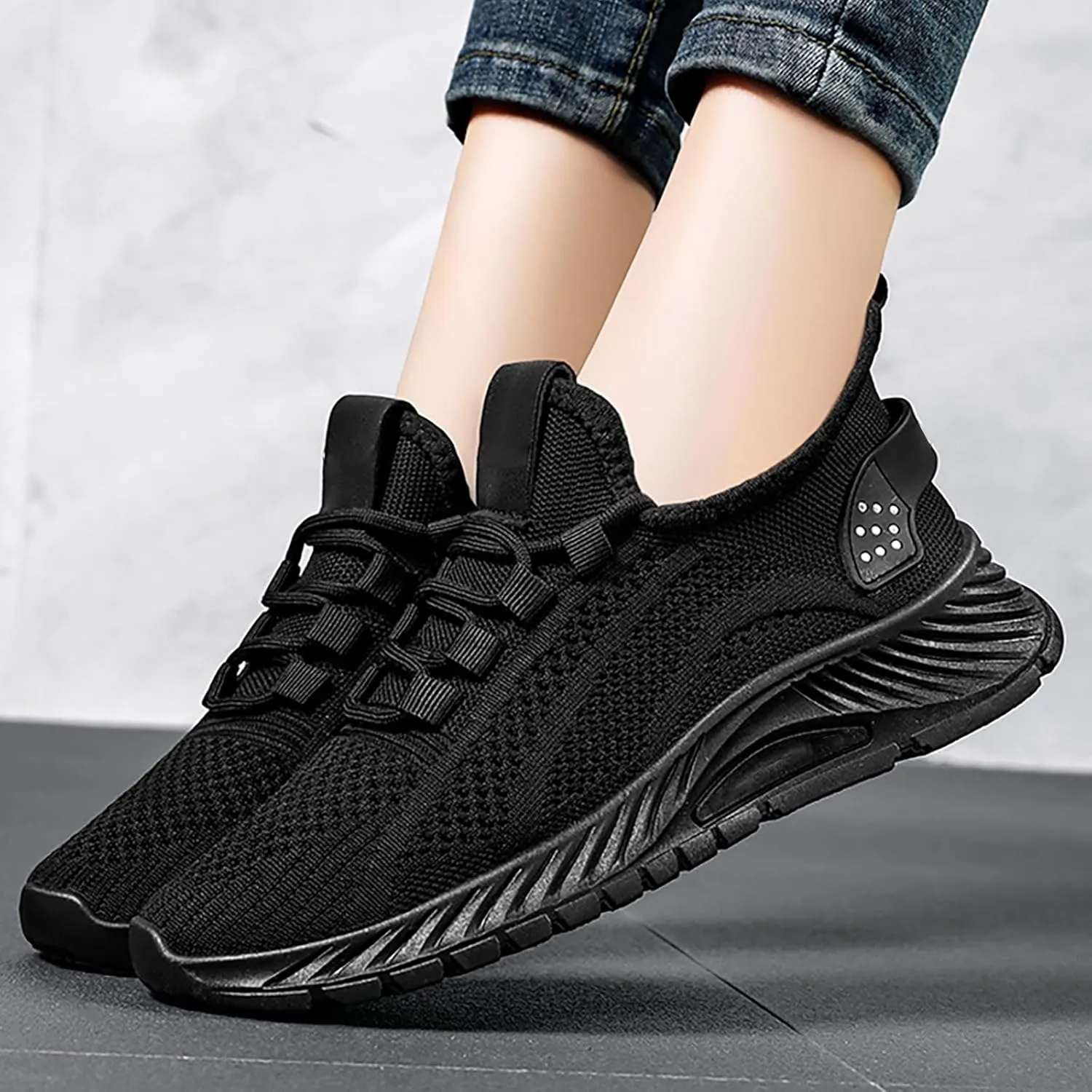 Womens Tennis Shoes Womens Sneakers Wide Width Womens Loafers with Arch Support Flat Heel Closed Toe Christmas Dress Shoes for Women Comfort Cute Casual Slip On Lightweight