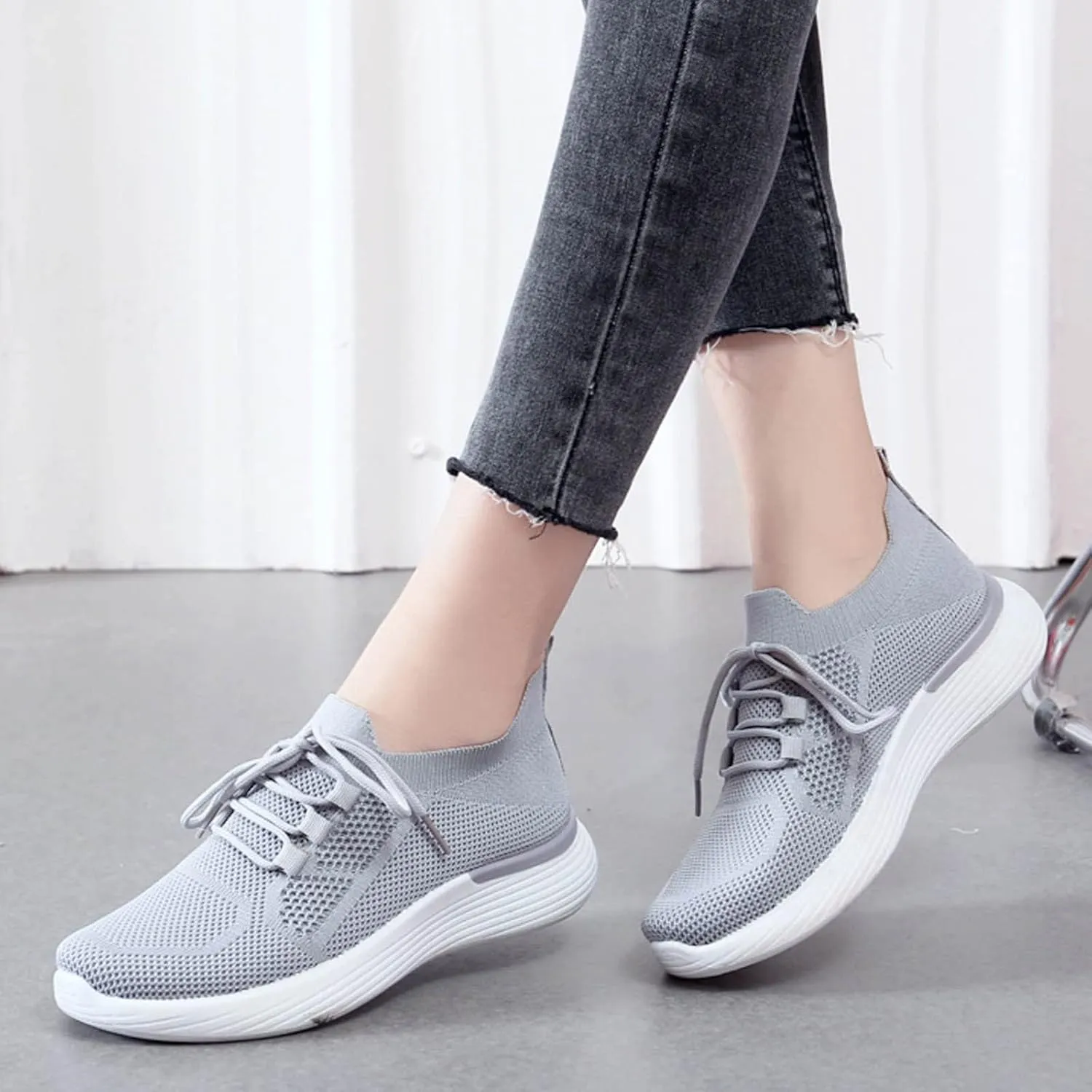 Womens Trail Running Shoes 7.5 Wide Womens Running Shoes Size 9.5 White Womens Non Slip Winter Shoes Womens Shoes 7.5 Wide Width Sneakers All Black Tennis Shoes for Women Slip On