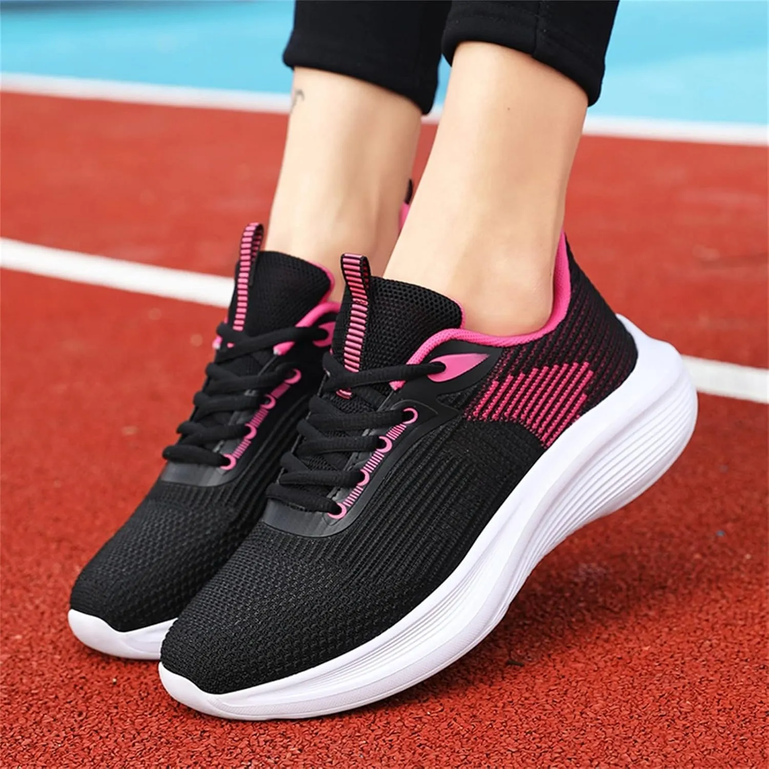 Womens Trail Running Shoes Wide Width Zapatos para Embarazadas Comodos Womens Athletic Shoes Wide Width Weight Lifting Shoes Women Gym Zapatos Ortopedicos De Mujer