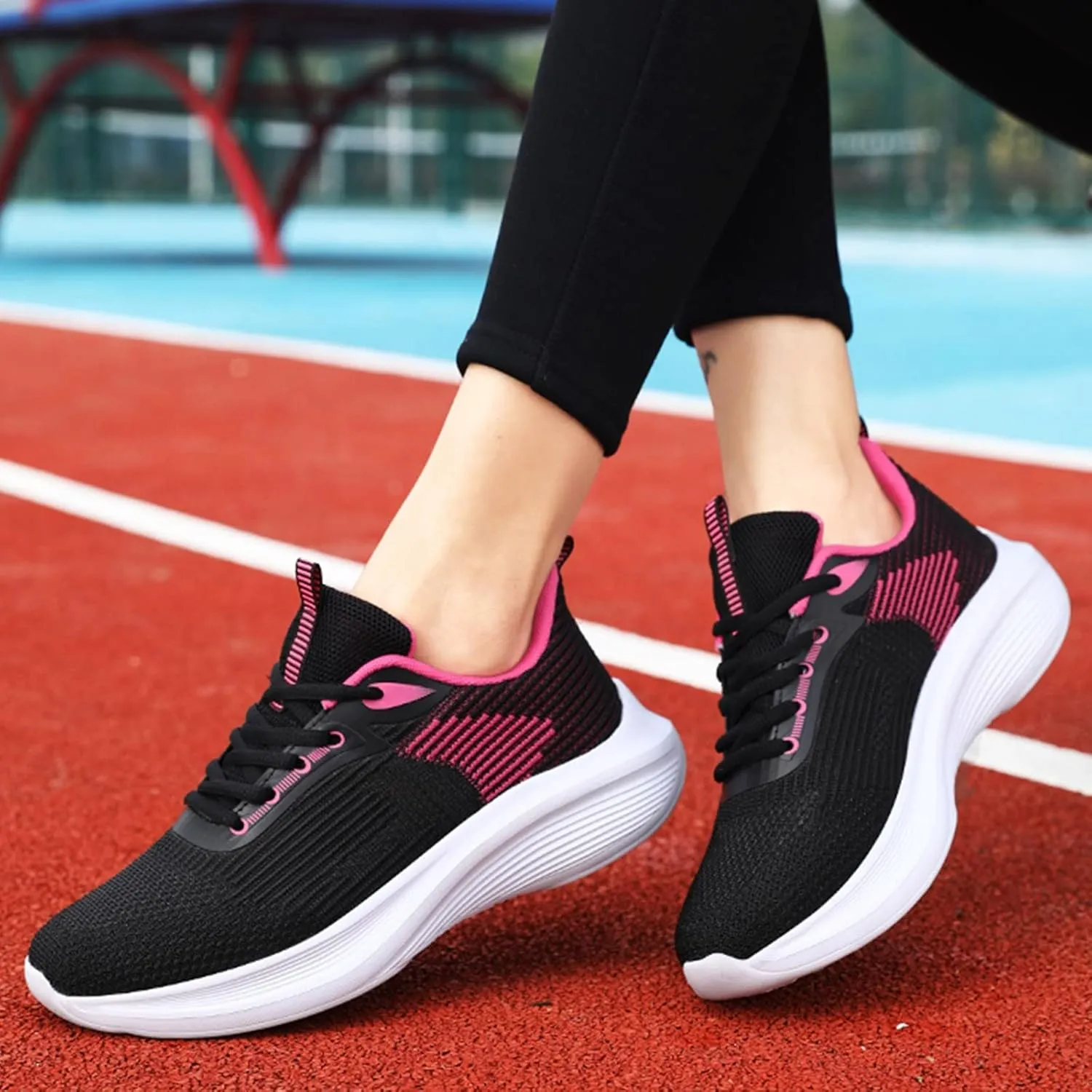 Womens Trail Running Shoes Wide Width Zapatos para Embarazadas Comodos Womens Athletic Shoes Wide Width Weight Lifting Shoes Women Gym Zapatos Ortopedicos De Mujer