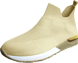 Women's Walking Shoes Cushion Comfortable Breeze Shoes Running Shoes for Men Flat Feet Casual Dress Shoes White Sneakers Waterproof Tennis Shoe Trainers Shoe