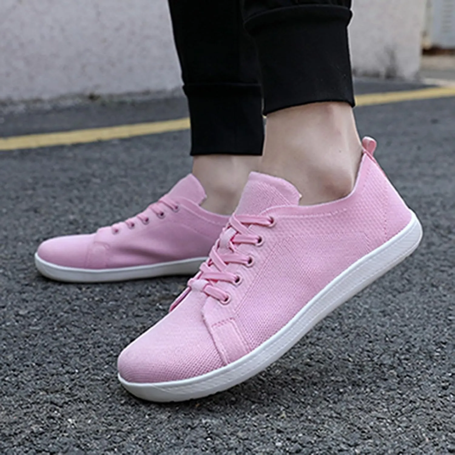 Womens Walking Shoes Men Elderly Casual Comfort Walking Shoe Safety Flats Non-Slip Hook and Loop Sneakers