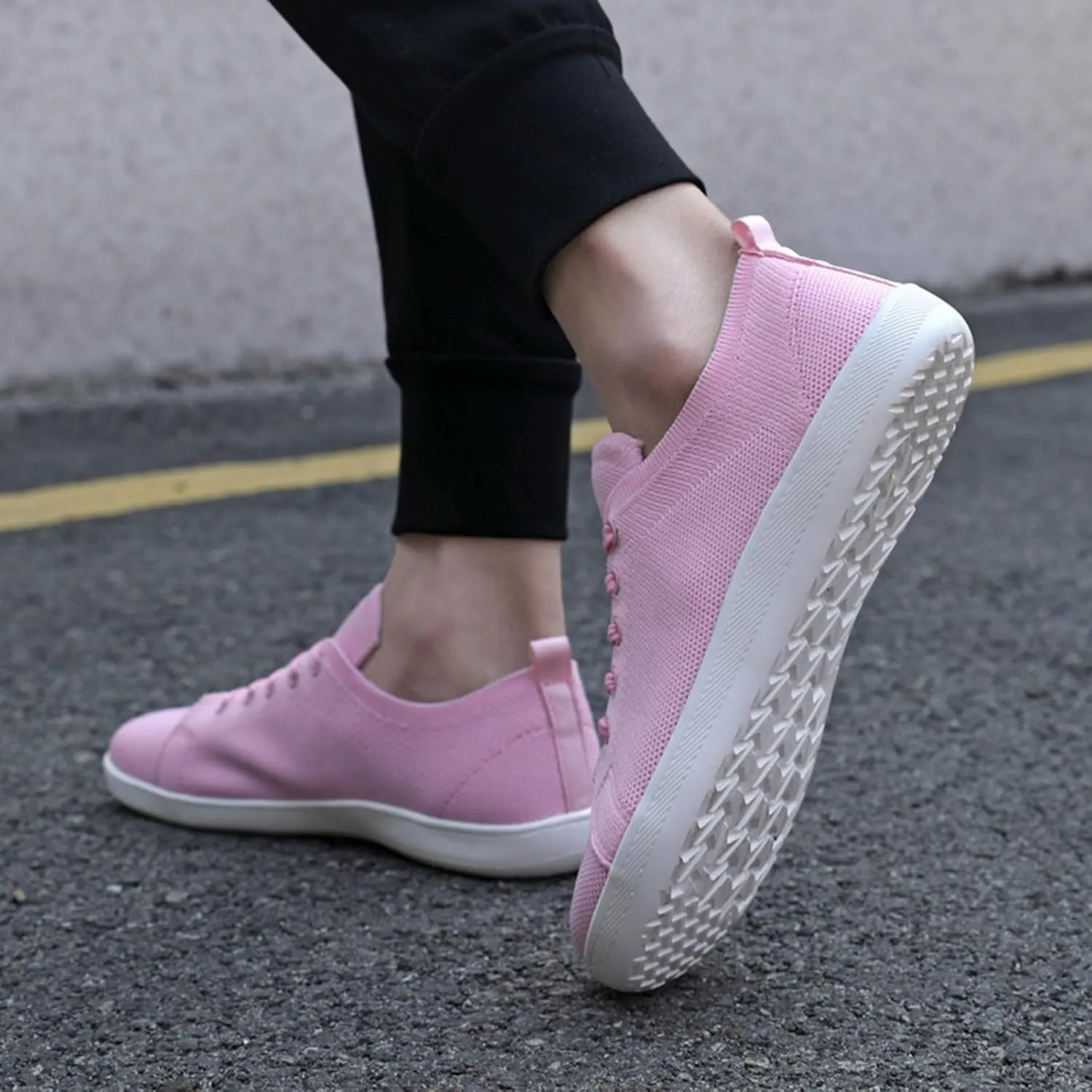 Womens Walking Shoes Men Elderly Casual Comfort Walking Shoe Safety Flats Non-Slip Hook and Loop Sneakers