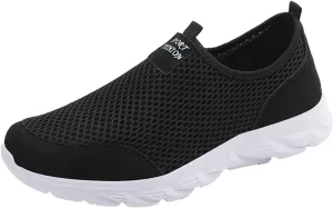 Womens Walking Shoes Sock Casual Ladies Fashion Sneakers Non Slip Work Shoes Women Comfort Casual Shoes for Fall Black Sneakers Red Tennis Shoe Loafers Casual Slip On