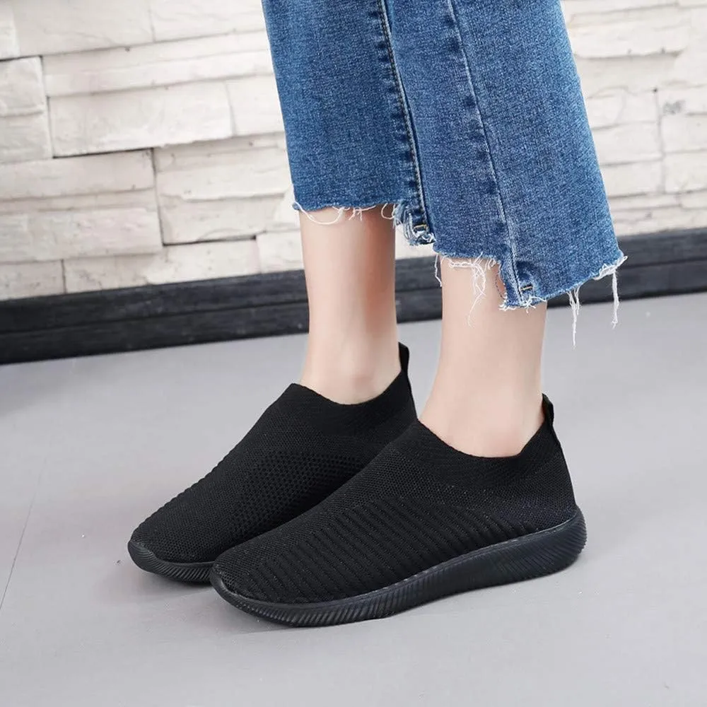 Womens Walking Shoes Sock Casual Ladies Fashion Sneakers Slip On Shoes Women High Top Men Casual Dress Shoes Fashion Sneakers 2025 Waterproof Tennis Shoe Casual Loafers