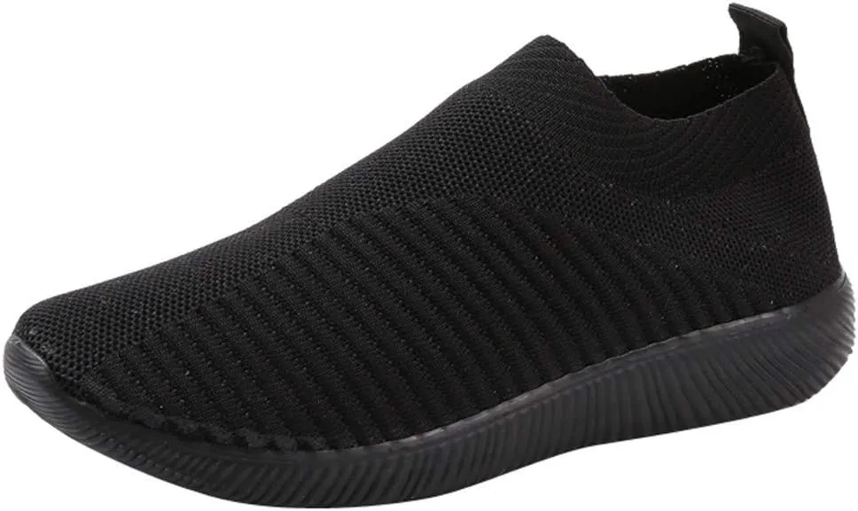 Womens Walking Shoes Sock Casual Ladies Fashion Sneakers Slip On Shoes Women High Top Men Casual Dress Shoes Fashion Sneakers 2025 Waterproof Tennis Shoe Casual Loafers