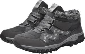 Womens Winter Boots Slip On Mens Hiking Sneakers Shoes with Fur Lined Adults Slip On Boots Barefoot Shoes Grounded Footwear Mens Running Shoes Snow Booties for Men