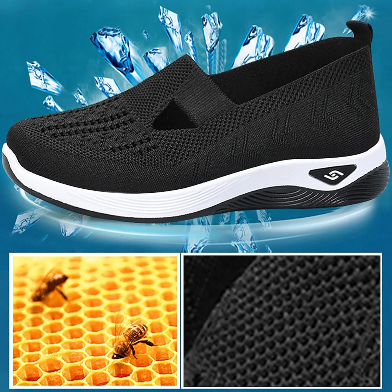 Women's Woven Orthopedic Breathable Soft Shoes Mens Tennis Shoes Casual Woman Shoes Casual Dress Sneakers Platform Tennis Shoe Loafers Casual Slip On